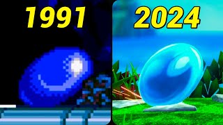 Evolution of Sonic's Spin Dash