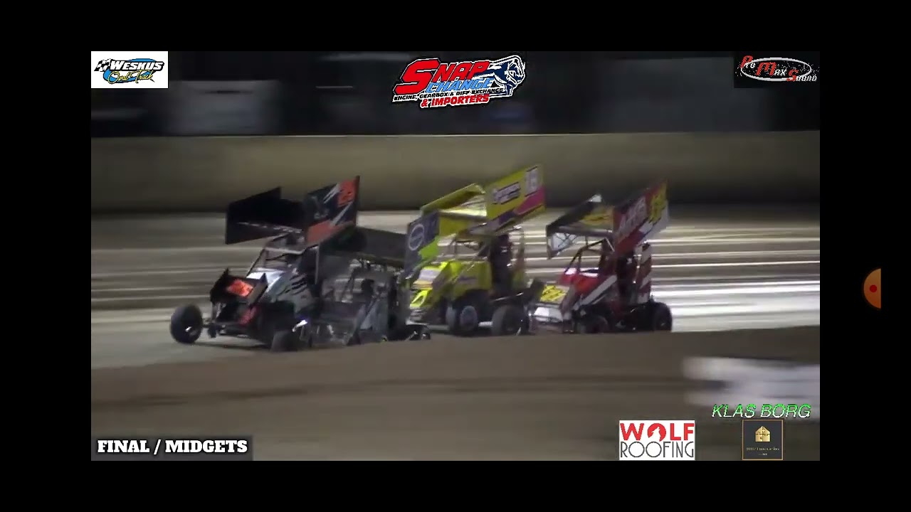 18 Maart 2023 Weskus Oval Midget A klas finale