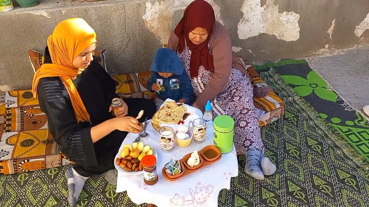 جيتهم بحذايا بالدنيا😊😉.. روتين نهار الأحد مع فطور صباح معتبر