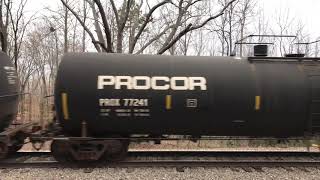 CSX 57 & 55 running mixed freight train toward Spartanburg SC