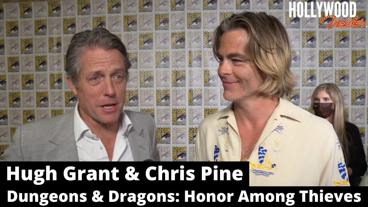 Hugh Grant & Chris Pine Red Carpet Revelations at Comic Con of