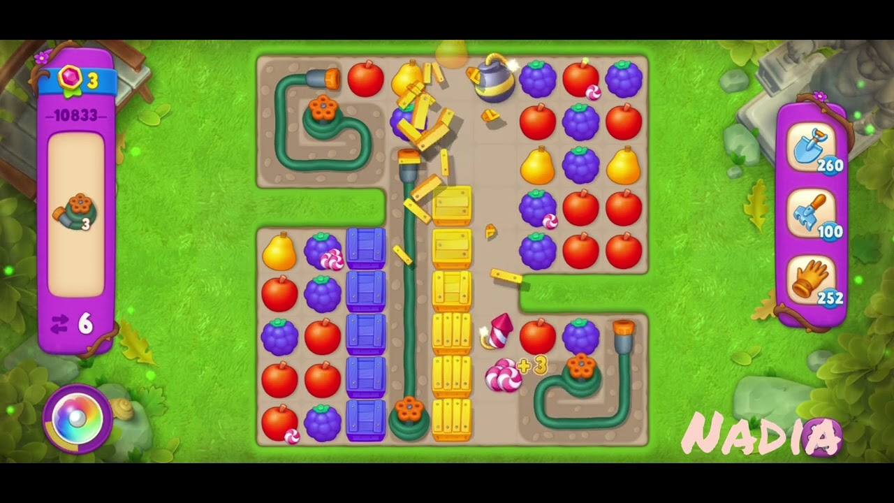 Gardenscapes Level 10833🥀. No Boosters used