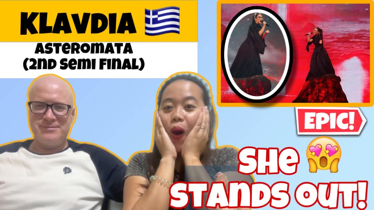 Klavdia – Asteromáta (LIVE) - Second Semi-Final Greece Eurovision 2025 REACTION🇬🇷