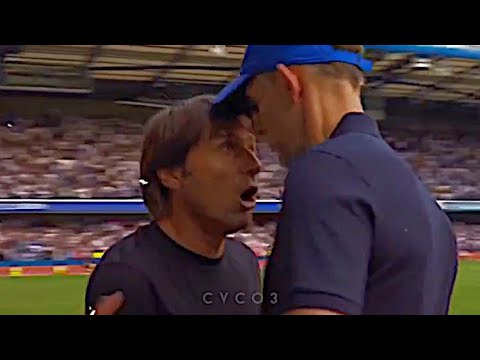 شجار مدرب تشيلسي مع مدرب توتنهام اليوم