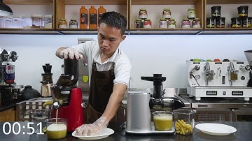 SO SÁNH MÁY ÉP CHẬM PROMIX & KUVINGS - TRẢI NGHIỆM LÀM NƯỚC ÉP DỨA VÀ NƯỚC ÉP RAU MÁ