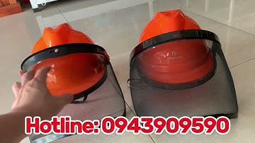 Mũ bảo hộ cắt cỏ | So sánh loại mũ cắt cỏ hàng rẻ và hàng đắt
