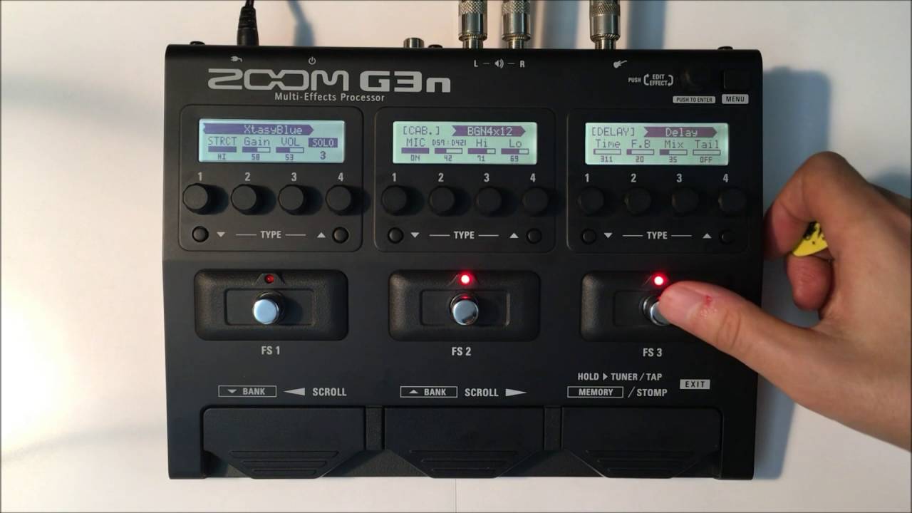 Zoom G3n Multi-Effects Processor - YouTube