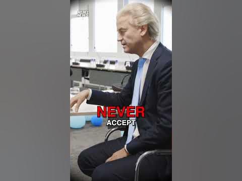 Geert Wilders: "They are afraid for opponents to speak the truth"
