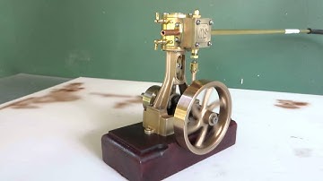 Miniature Steam Models Echuca MSM Model Steam Engine first run on air