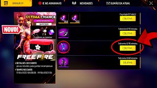 AMANHÃ!! NOVOS EVENTOS, PEGUE A MOCHILA DO PRIMEIRO PASSE? SAPATO ASTRO, COELHÃO 2.0 - FREE FIRE