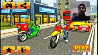 Moto pizza delivery game tutorial screenshot 2