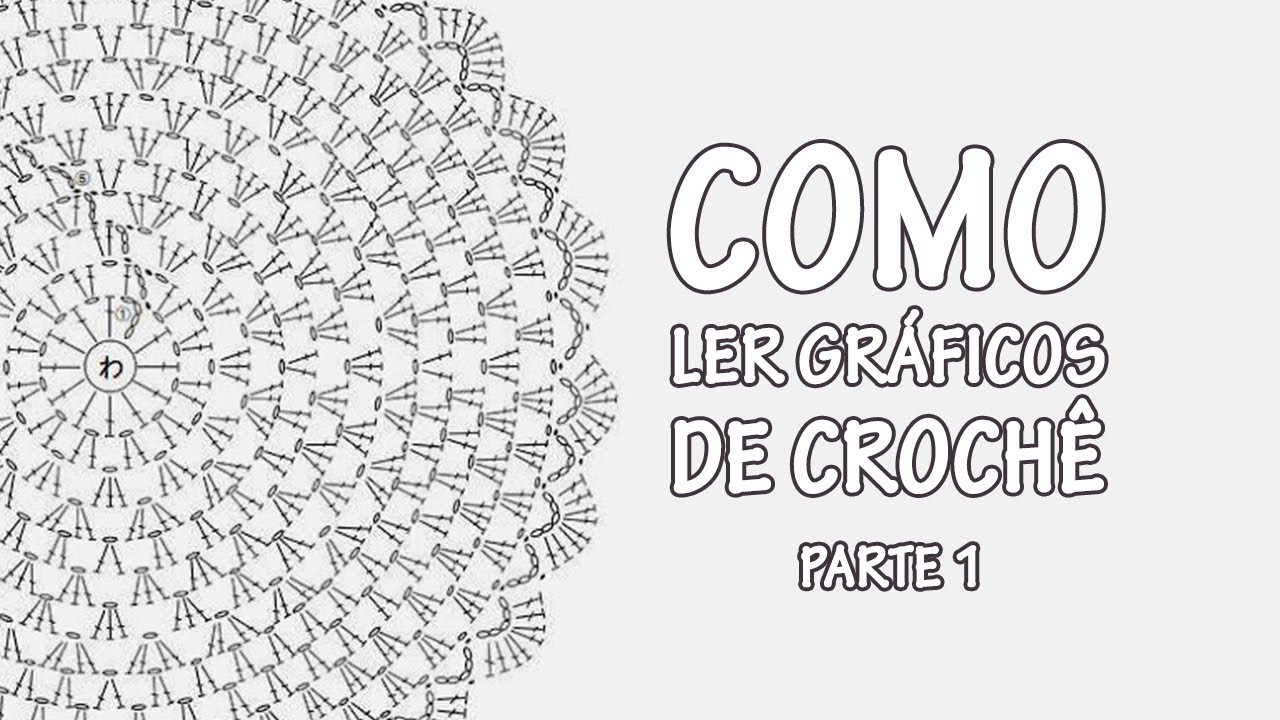 Como ler gráficos de crochê - PARTE 1