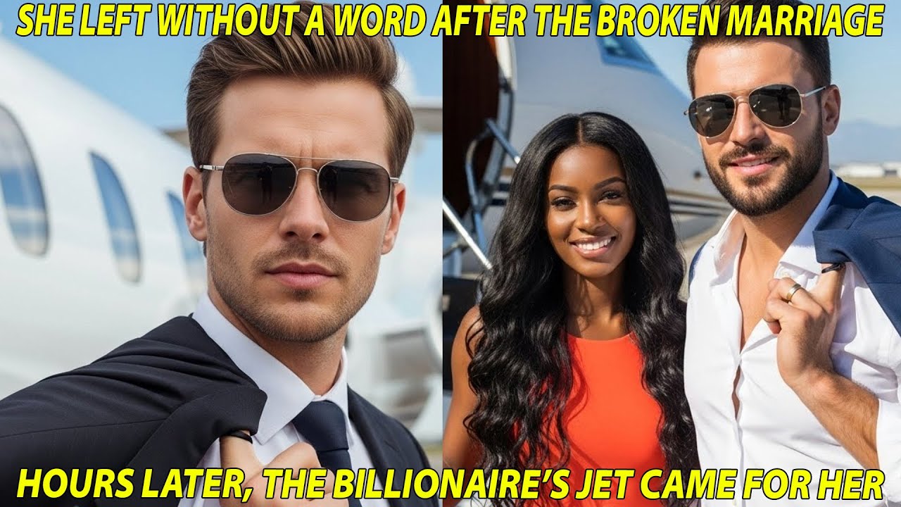 She Left Without a Word After the Broken Marriage — Hours Later, the Billionaire’s Jet Came for Her