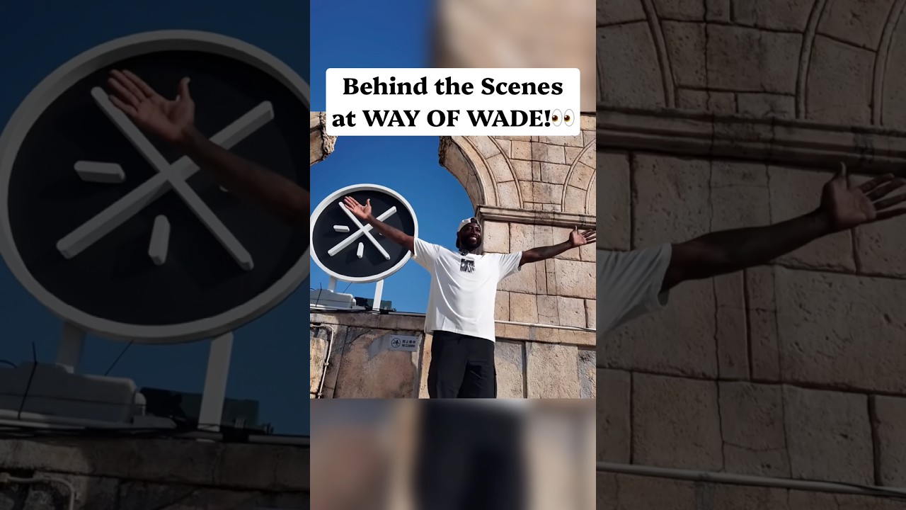D.Wade takes fans BEHIND THE SCENES of Way of Wade 🔥