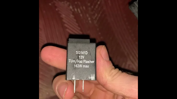 Replace stock flasher relay with AC Delco LED Flasher Relay