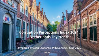 Corruption Perceptions Index 2024 Netherlands key trends
