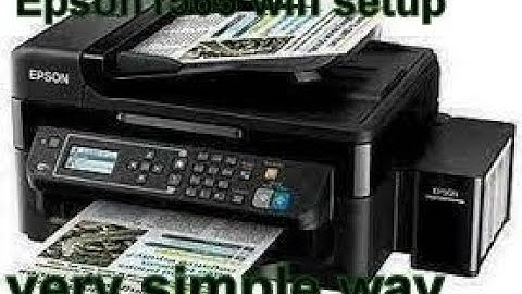 Epson l565 printer. wifi settings. very simple. how to