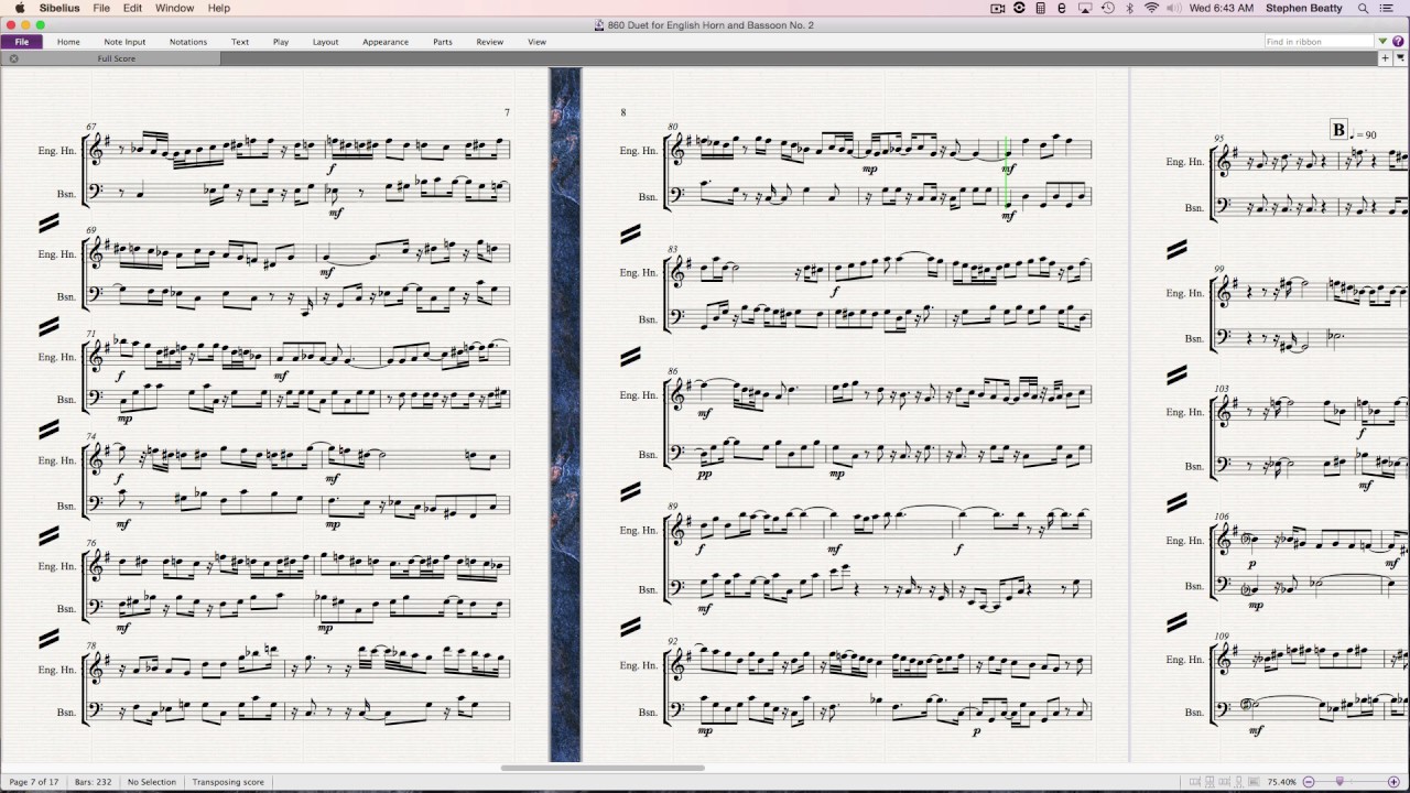 860 Duet for English Horn and Bassoon No. 2 YouTube