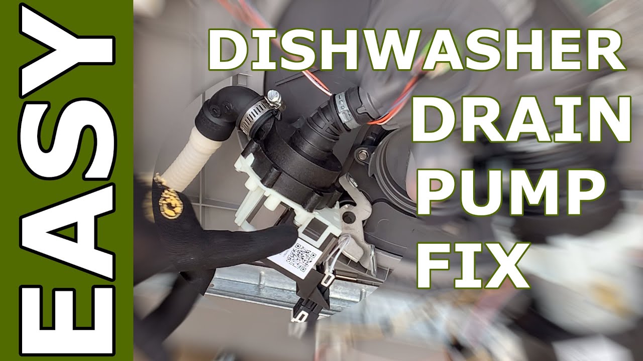 How to fix a Dishwasher that wont Drain YouTube