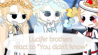 Lucifer brothers react to 