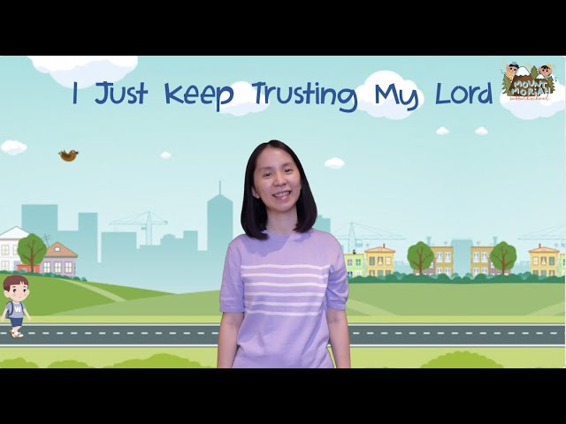 I Just Keep Trusting My Lord | Action Song | Christian Children Song class=