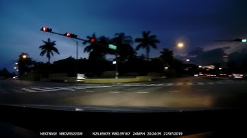 Nextbase 522GW Dash Cam | Night Time Test Video