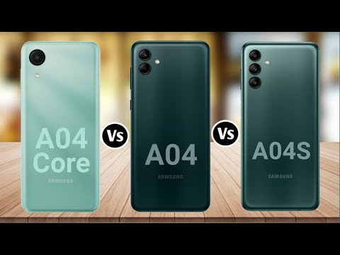 Samsung Galaxy A04 Core Vs Samsung Galaxy A04 Vs Samsung Galaxy A04s