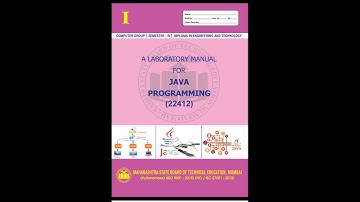 JAVA PROGRAMMING MANUAL WITH ANSWERS | JPR(22412) MANUAL WITH ANSWERS |JPR PRACTICAL 15,16|