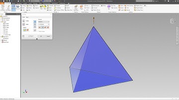 Tetrahedron (1 extrusion) - Autodesk Inventor