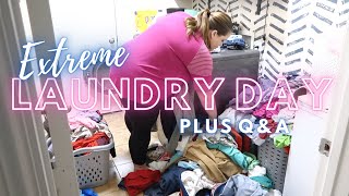 Extreme Laundry Motivation | PLUS Q& A