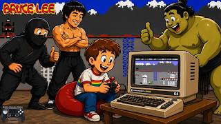 Bruce Lee gameplay C64