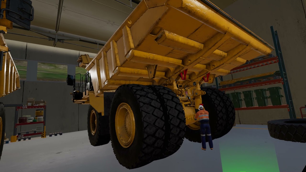 Virtual Reality (VR) for Mining Industry  - Truck Maintenance Shop