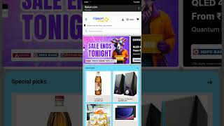 basic flipkart-landing page using html css javascript, ...#flipkart