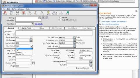 Setup Advisor Tutorial: Sage Peachtree