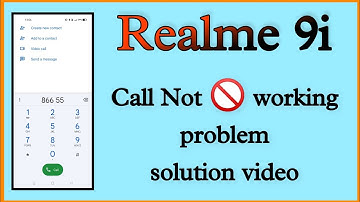 Realme 9i Call Not working problem // incoming call & outgoing calls not working problem realme 9i