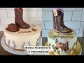 Como hacer Bota vaquera, Sombrero y Herraduras para pastel, Mis Pasteles Mis Postres Normi