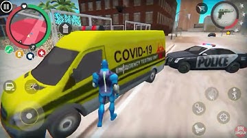 Rope Hero: Vice Town Part 2 Gameplay - Android,IOS