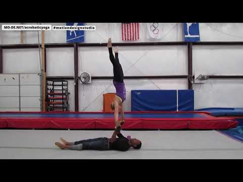 Partner Acrobatics Practice Session