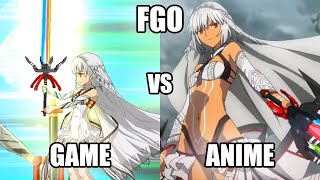 Fgo Noble Phantasms In Game Vs. Fgo Noble Phantasms In Anime