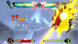 ULTIMATE MARVEL VS. CAPCOM 3 morrigan easy combo