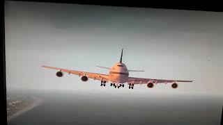Olympic 747 SXOAB landing  NYC FS2002