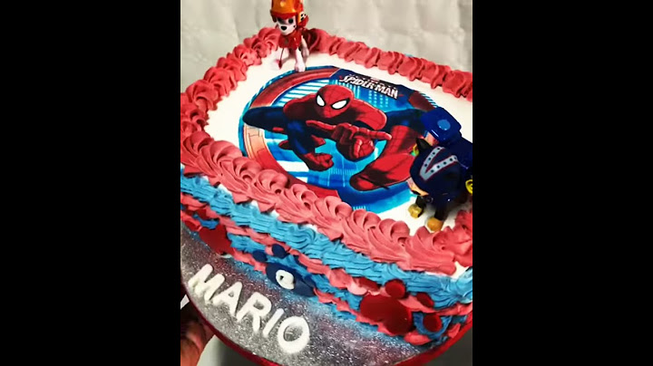 Torta hombre araña
