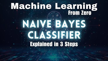 Naïeve Bayes uitgelegd in 3 eenvoudige stappen met een voorbeeld | Machine Learning From Zero | L.17