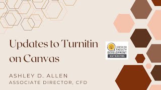 Updates to Turnitin in Canvas