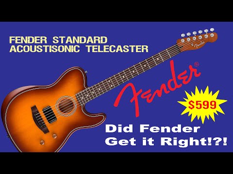 Fender Standard Acoustasonic Telecaster - YouTube