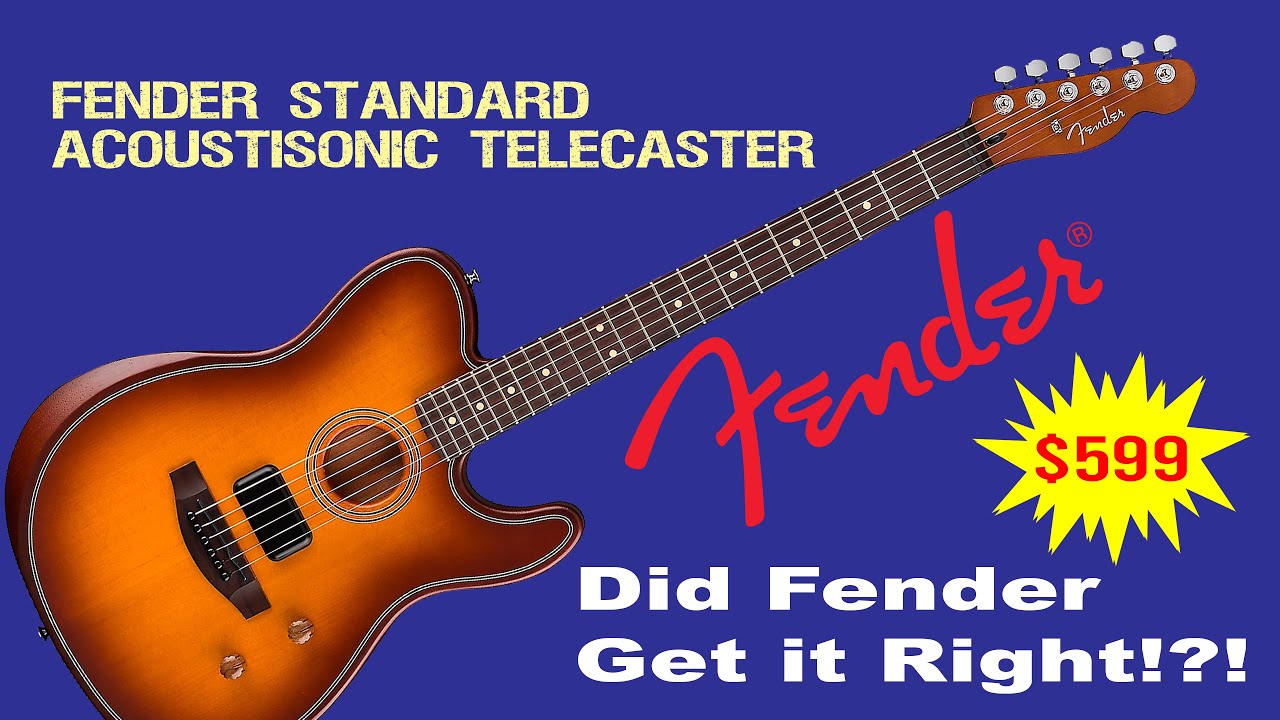 Fender Standard Acoustasonic Telecaster - YouTube