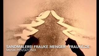 Sandmalerei Weihnachten