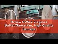 Review RÖSLE Elegance Butter/Sauce Pan, High Quality Saucepan for Small Quantities, Sauces or Melted