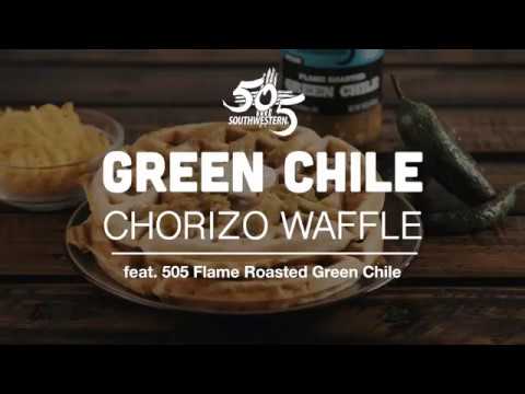 505 Southwestern® Green Chile Chorizo Waffle - 20s