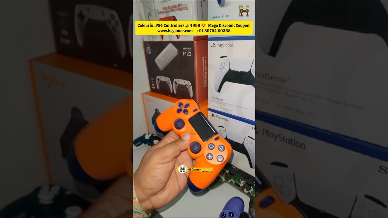Colourful PS4 Controllers ₹999 | Use Discount Coupon